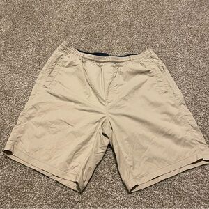 Birddogs shorts tan performance pull on athletic preppy casual classic travel